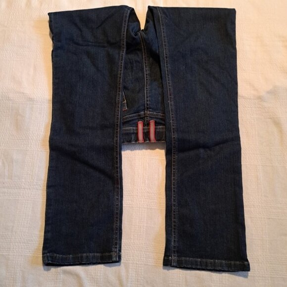 L.L. Bean boys size 14 darker wash jeans, adjustable waist, VGUC - Picture 3 of 8